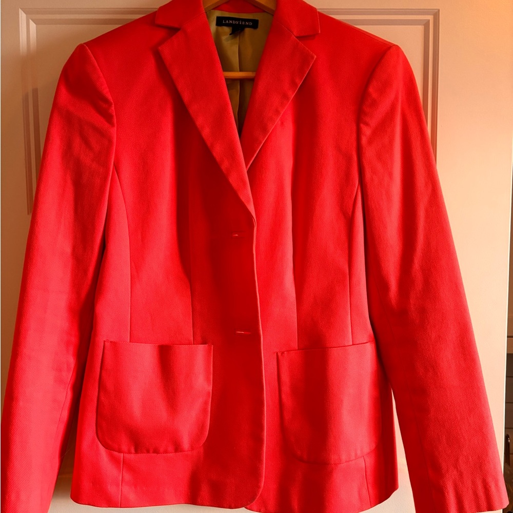 Lands' End Women's Pink blazer